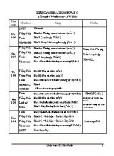 Kế hoạch bài học tuần 3 lớp 4 - Năm học 2016-2017 - Lê Văn Hoàn
